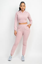 Charger l'image dans la galerie, Ensemble haut corset et pantalon à capuche
