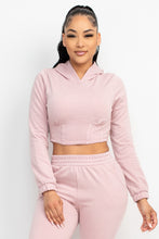 Charger l'image dans la galerie, Ensemble haut corset et pantalon à capuche