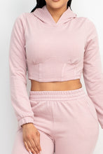 Charger l'image dans la galerie, Ensemble haut corset et pantalon à capuche
